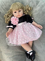 Кукла Реборн 60 см большая музыкальная, говорящая, кукла пупс, новорождённый, кукла малыш функциональная