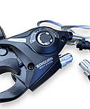 Моноблоки монетки під Shimano ST-EF 51-7 (комплект) SAIGUAN KD-77 3/7 шв, фото 4