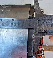 Статор генератор 5-5,5квт 215/Lзаліза 150мм/d заліза 190/d внутрішній 120 алюминий однофазный, фото 2