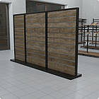 Стійка економпанель "КОН-8" 1900х800х480мм крок 100мм. Експопанель для гачків та полиць у магазин для аксесуарів, фото 5