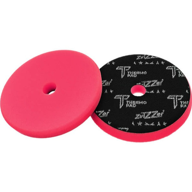 Полірувальний круг (ексц.) ZviZZer Detailing Pad Thermo Trapez Pad, Ø 140 мм x 20 x 125 мм Червоний Жорсткий, фото 1