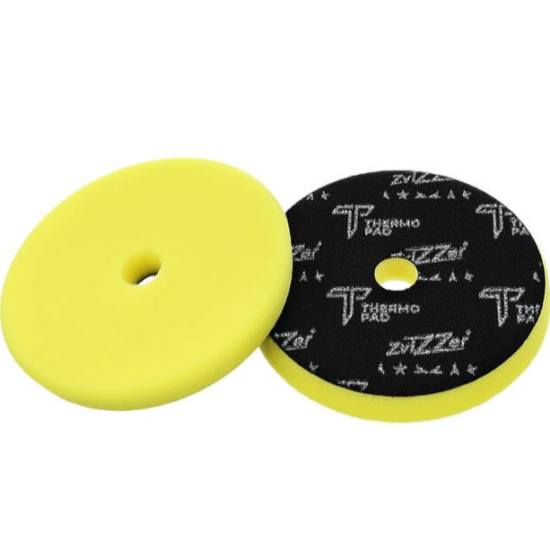 Полірувальний круг (ексц.) ZviZZer ZviZZer Detailing Pad Thermo Trapez Pad, Ø 160 мм x 20 x 150 мм Жовтий М'який, фото 1