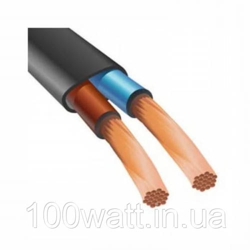 Провід гнучкий ШВВП 2х2,5 чорний KABLEX UKRAINE