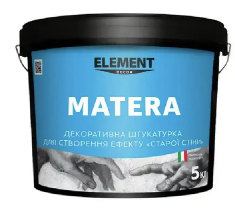 Штукатурка декоративна для стін Element Matera 5 кг, фото 1