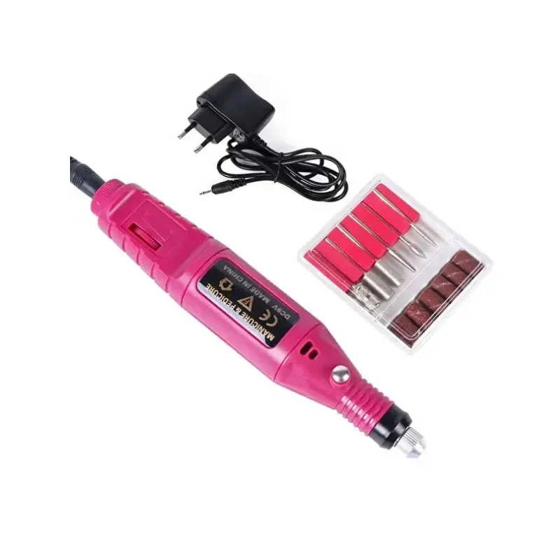 ❤️Міні Фрезер Variable Speed ​​Rotary Detail Carver з адаптером змінного струму для манікюру, педикюру BR00079, фото 1