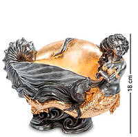 Статуэтка декоративная Русалка с ракушкой Veronese AL32470 MD, код: 6673960