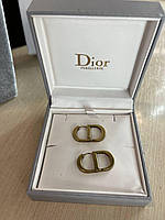 Серьги от Dior бронзового цвета