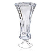 Ваза Bohemia Aurum Oklahoma Amethyst 88KG62/99U54/400/Y 40 см прозрачная стильная ваза для цветов
