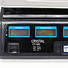 Ваги електронні до 50кг з калькулятором Crystal CT-500 / Ваги торгові з лічильником ціни / Електронні ваги, фото 5