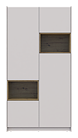 Шкаф для одежды распашной Дэйл Кашемир Дуб Артизан 115.2х52х220 распашной гардероб для спальни шкафы комплект