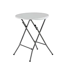 Стіл круглий 60 см Стіл time eco Столи садові металеві Столи складні круглі Портативні столи, фото 2