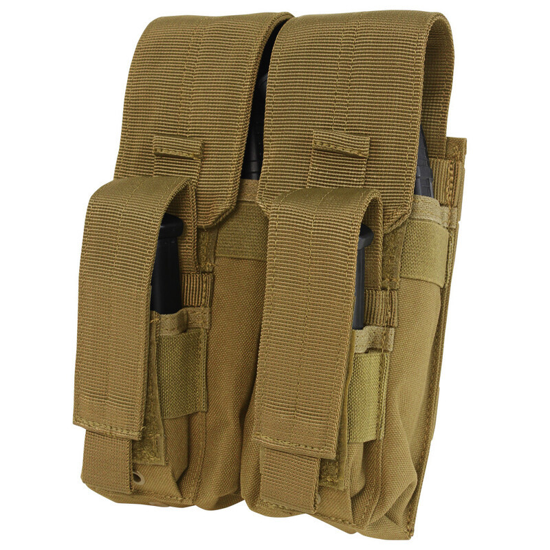 Підсумок для магазинів АК молле Condor Double AK Kangaroo Mag Pouch MA71 Coyote Brown