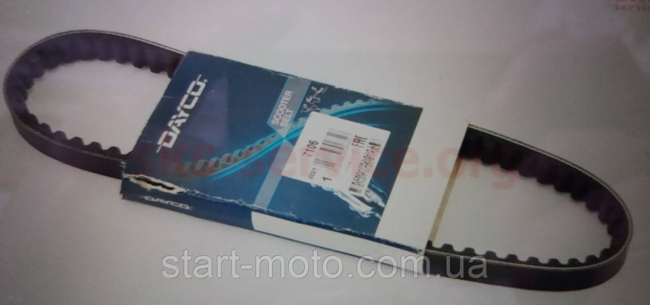 HONDA LEAD-90 HF05E розмір 734x17mm Ремінь варіатора фірма DAYCO — MADE IN ITALY, фото 1