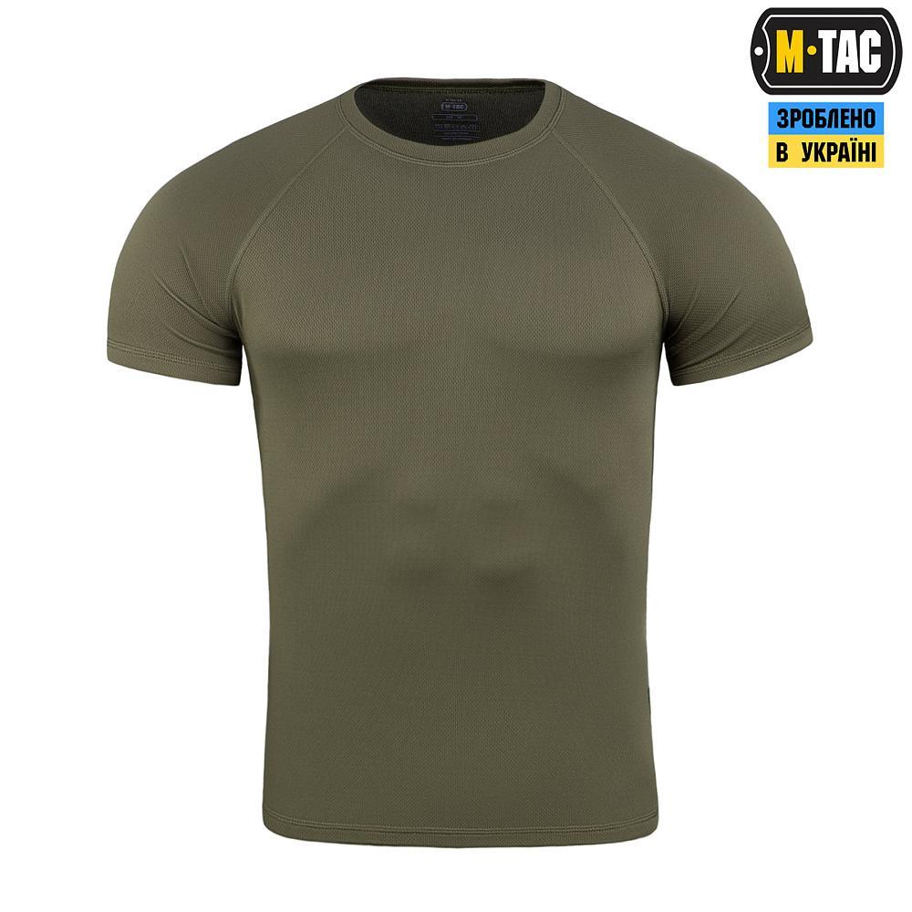 M-Tac футболка реглан потовідвідна Summer Olive, літня футболка, польова футболка олива, військова футболка