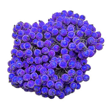 Ягоди в цукрі №5 сині (12 мм, 400 шт)