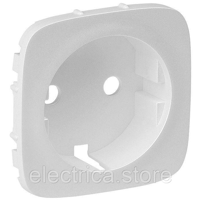 Накладка розетки с заземленням Valena ALLURE перли 755209, фото 1