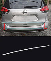 Хром накладка полоса (сабля) на крышку багажника Nissan X-Trail / Rogue 2014-2021 г.