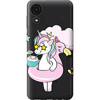 Чехол силиконовый на телефон Samsung Galaxy A03 Core A032F Crown Unicorn "4660u-2539-58250"