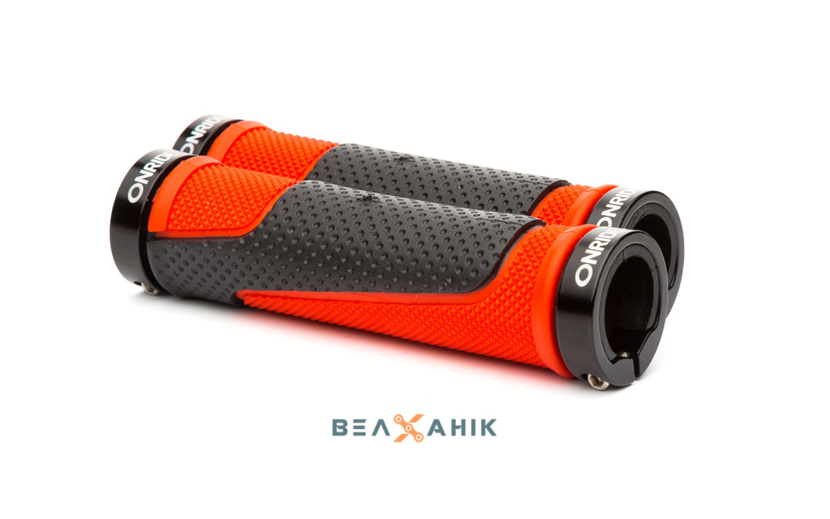 Ручки керма (гріпси) ONRIDE DualGrip чорно-червоні