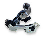 Перемикач задній SAIGUAN HG-21A 36T 6/7 шв індекс довгий важіль болт срібний, фото 2