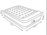 Матрац надувний двомісний (вбудований насос) 203 см. buuba, фото 5