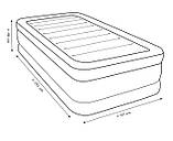 Матрац надувний 97x191см (вбудований насос ), buuba, фото 5