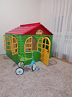 Домик для детей Gardentoys, зелено-красный средний