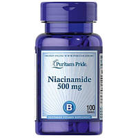 Niacinamide 500 мг Puritan's Pride (100 таблеток)