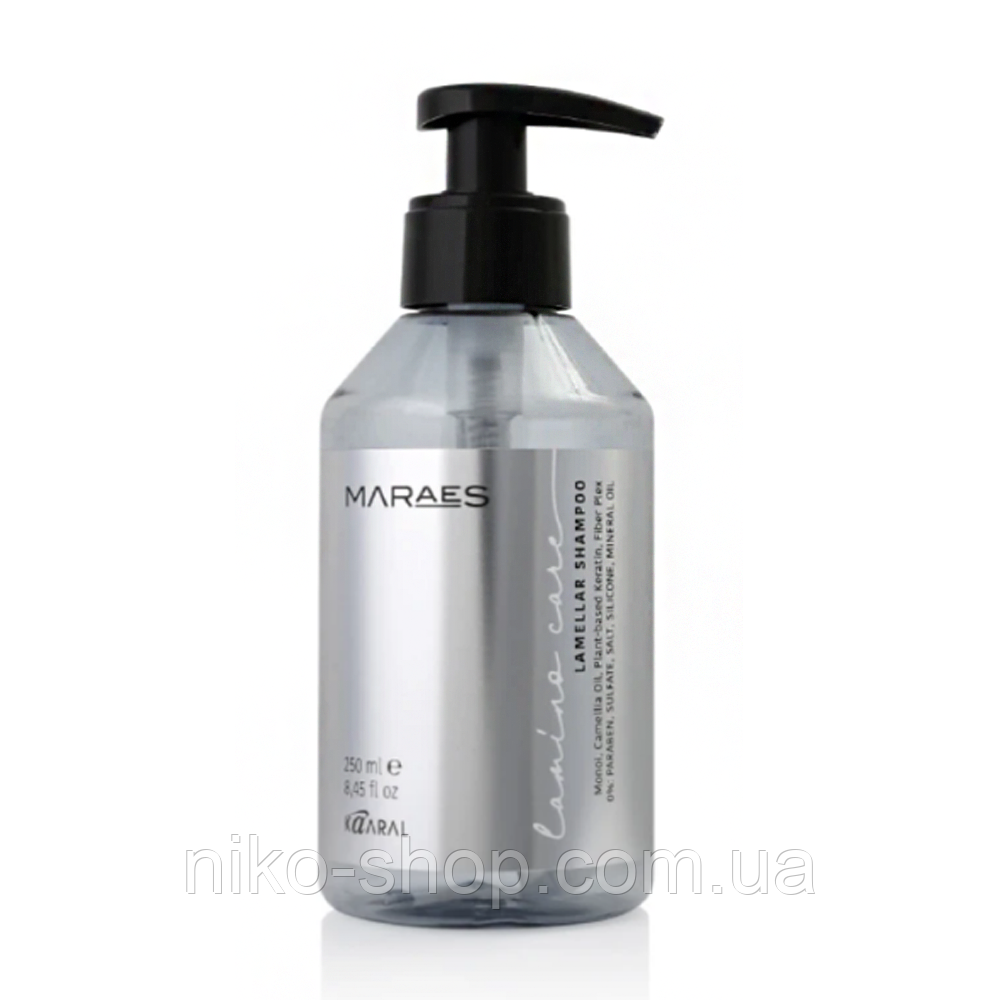 Ламелярний шампунь Kaaral Maraes Lamino Care Lamellar Shampoo 250мл, 1438
