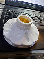 Патрон білий для лампи E27 на 220 вольтів посилений