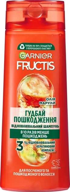 Шампунь Garnier Fructis "Гудбай посічені кінчики" (400мл.)