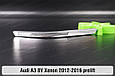 Хромована декоративна маска світлорозсіювач поворотника Audi A3 8V Xenon (2012-2016) дорест права, фото 5