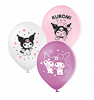 Воздушные шарики с надписями Куроми Kuromi | Поштучно