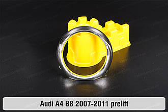 Хромована маска лінзи задня Audi A4 B8 (2007-2011) дорест права