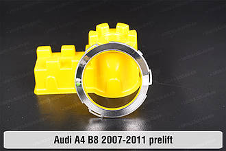Хромована маска лінзи передня Audi A4 B8 (2007-2011) дорест права