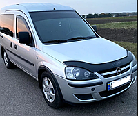 Дефлектор капота, мухобойка Opel Combo С 2001-2011 (VIP)