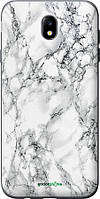 Чехол на Samsung Galaxy J7 J730 (2017) Мрамор белый "4480u-786-8094"