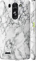 Чехол на LG G3s D724 Мрамор белый "4480m-93-8094"