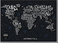 Скретч Карта Мира LETTERS World ASP
