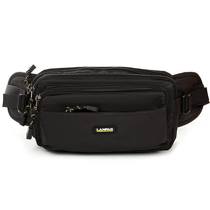 PODIUM Сумка Чоловіча На пояс нейлон Lanpad 63737 black, фото 1