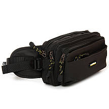 PODIUM Сумка Чоловіча На пояс нейлон Lanpad 63737 black, фото 2
