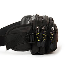 PODIUM Сумка Чоловіча На пояс нейлон Lanpad 63737 black, фото 5