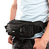 PODIUM Сумка Чоловіча На пояс нейлон Lanpad 63737 black, фото 7