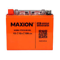 Мото аккумулятор MAXION MXBM-YTX12-BS GEL (12V, 12Ah, 100A)