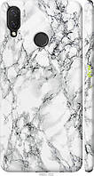 Чехол на Huawei P Smart Plus Мрамор белый "4480m-1555-8094"