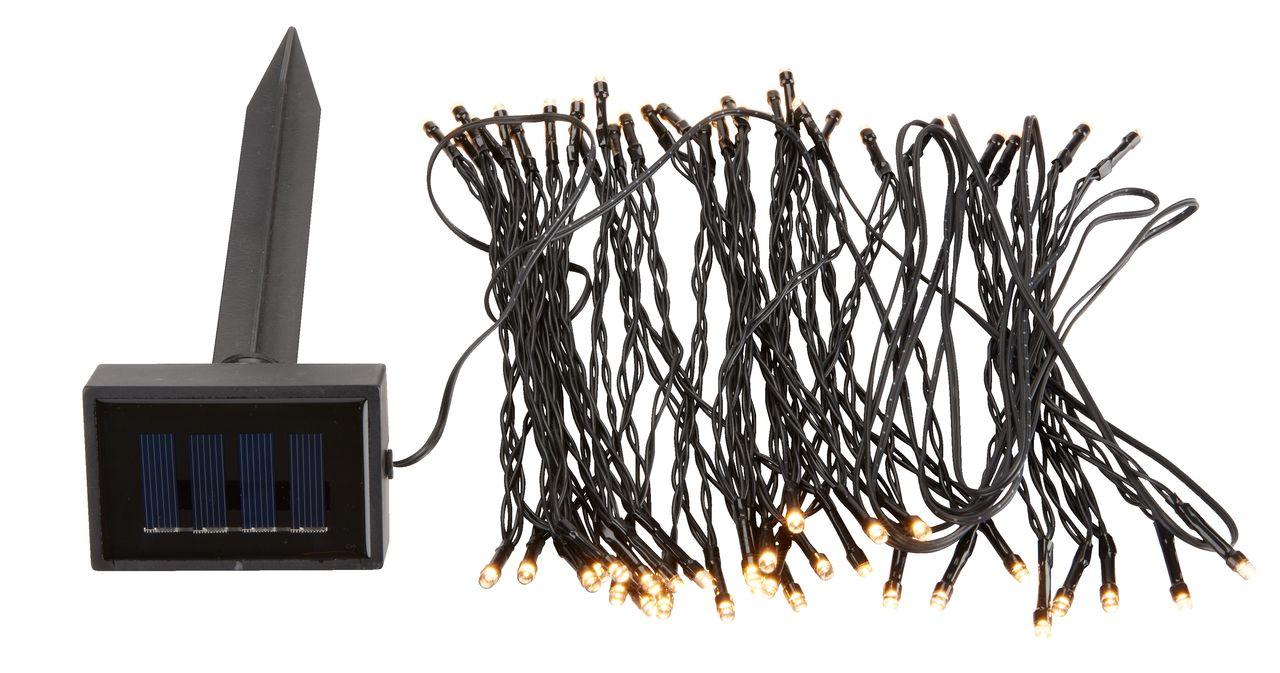 Гірлянда для вулиці 9 м на сонячній батареї 60 LED, ukrfarm, фото 1