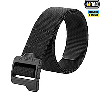 M-Tас ремінь LITE TACTICAL BELT GEN.II Black, тактичний ремінь, армійський ремінь, військовий ремінь чорний