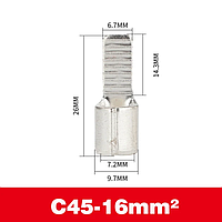 Обжимая клемма наконечник наконечники C45-16mm2 для кабеля