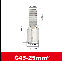 Обжимая клемма наконечник наконечники C45-25mm2 для кабеля