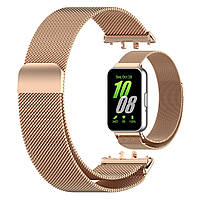 Магнитный ремешок Milanese Loop для Samsung Galaxy Fit3 (SM-R390) | HMU | Rose Gold